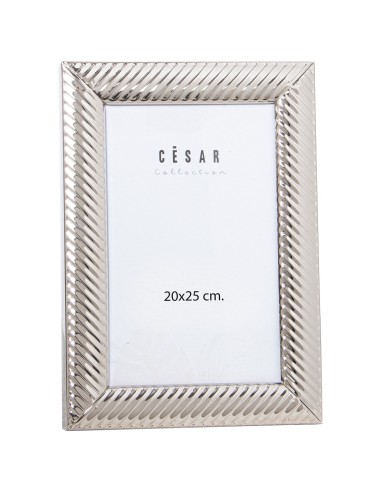 Portafoto Metal plata 20 cm x 25 cm