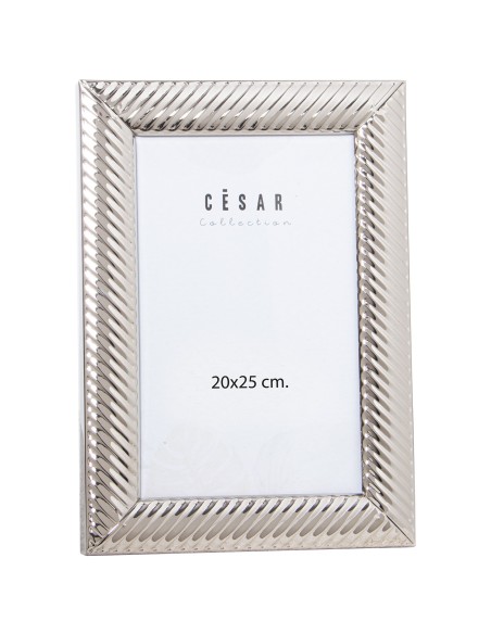 Portafoto Metal plata 20 cm x 25 cm