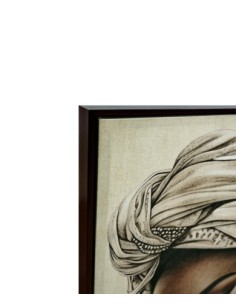 Cuadro Velvet Mujer Africana 2