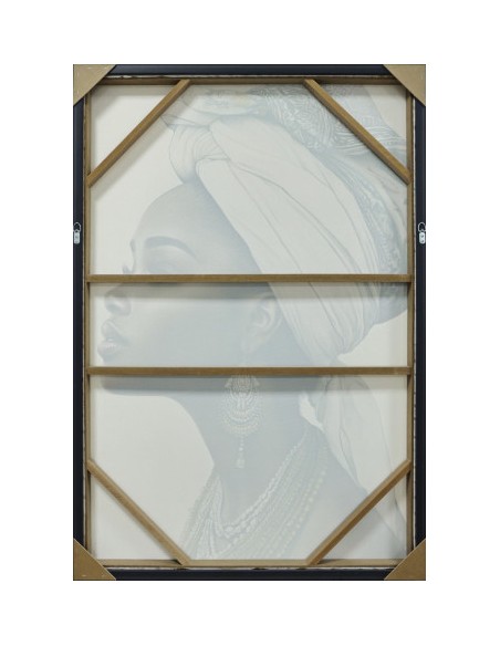 Cuadro Velvet Mujer Africana