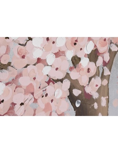 Cuadro Lienzo Pino Árbol Rosado