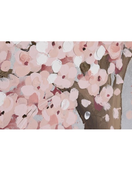 Cuadro Lienzo Pino Árbol Rosado