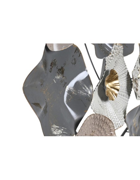 Decoración de Pared Blanco de Metal