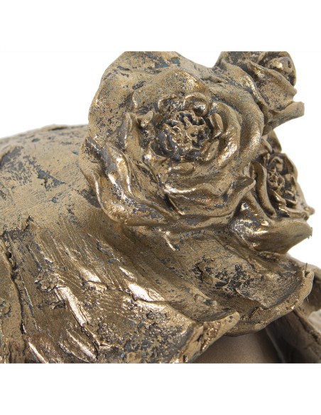 Figura de Resina Niña Color Dorado