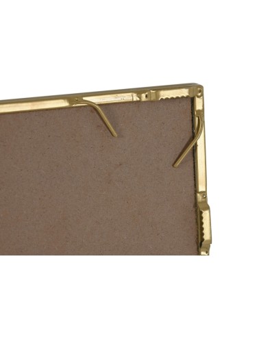 Espejo de Hierro Cristal Color Dorado