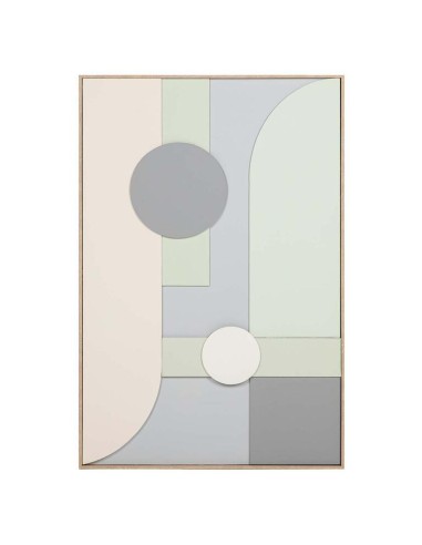 Cuadro en Lienzo con Diseño Abstracto en Relieve