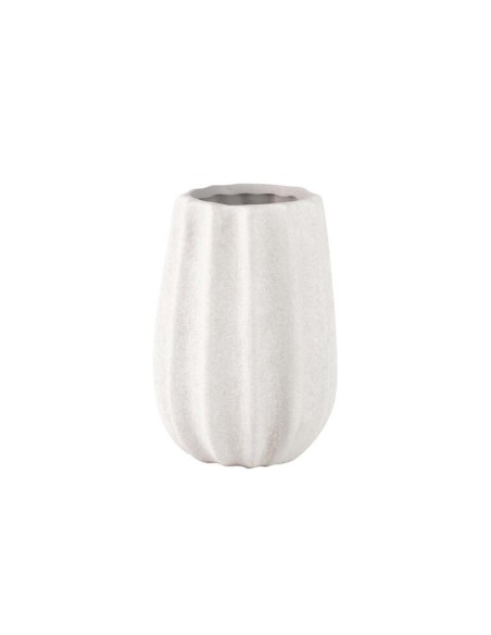 Jarrón de Cerámica Color Gris