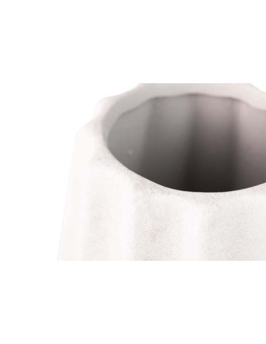 Jarrón de Cerámica Color Gris