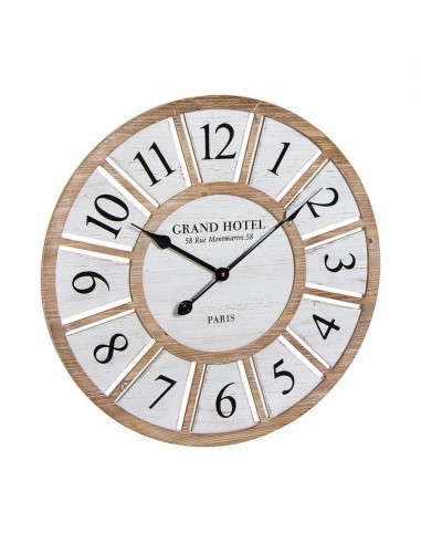 Reloj de Pared de París en Blanco 63 cm