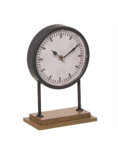 Reloj de Sobremesa En Peana Madera