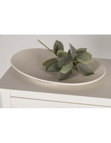 Centro de Mesa de Cerámica en Beige