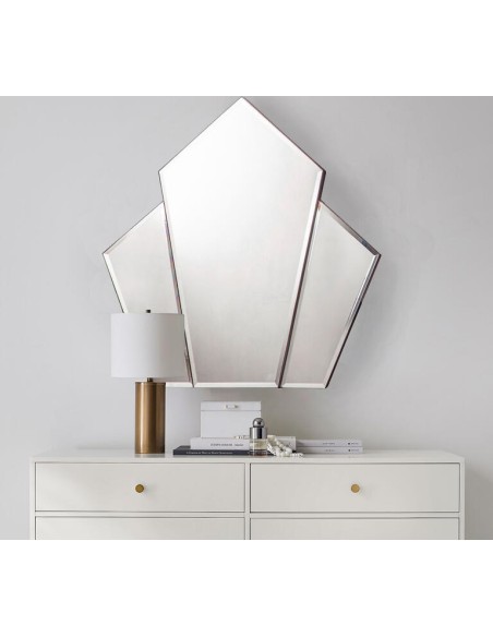 Espejo con Forma Triple 80 cm