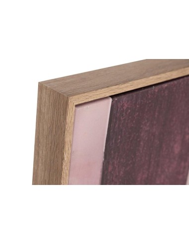 Cuadro en Lienzo con Diseño Abstracto Rosado