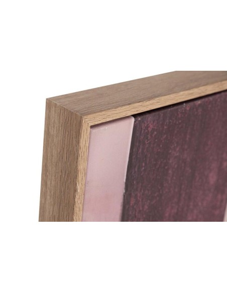 Cuadro en Lienzo con Diseño Abstracto Rosado