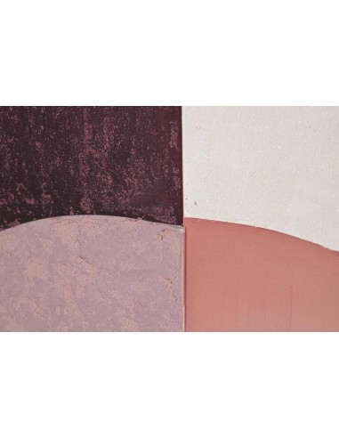 Cuadro en Lienzo con Diseño Abstracto Rosado