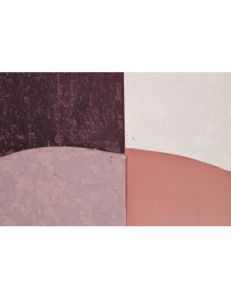 Cuadro en Lienzo con Diseño Abstracto Rosado