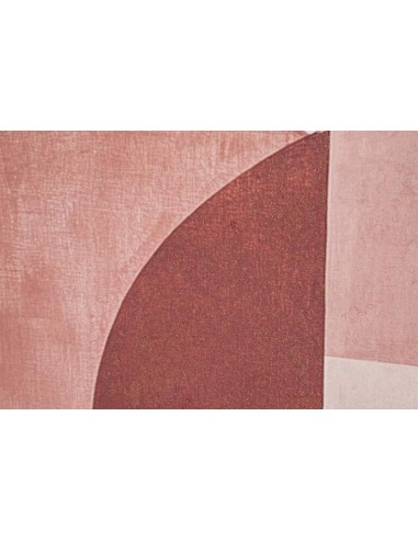 Cuadro en Lienzo con Diseño Abstracto Rosado