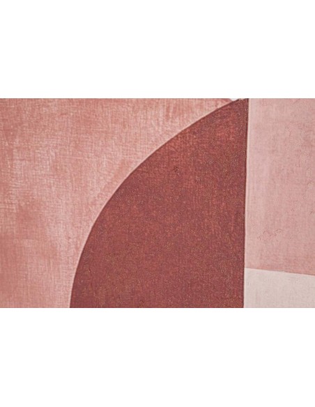 Cuadro en Lienzo con Diseño Abstracto Rosado