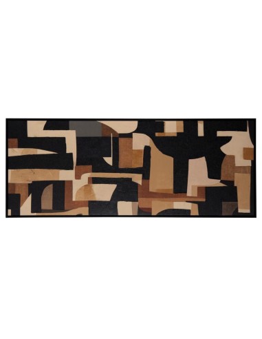 Cuadro en Lienzo con Diseño Abstracto Marrón