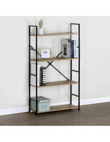 Estantería de Metal con Cuatro Estantes Ancha