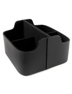 Porta mandos de poli piel marrón