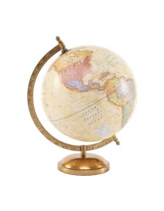 Bola del Mundo Pie de Metal Vintage