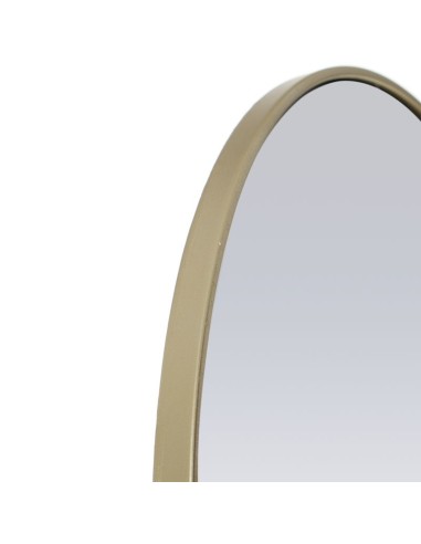 Espejo Pared Metal Oro