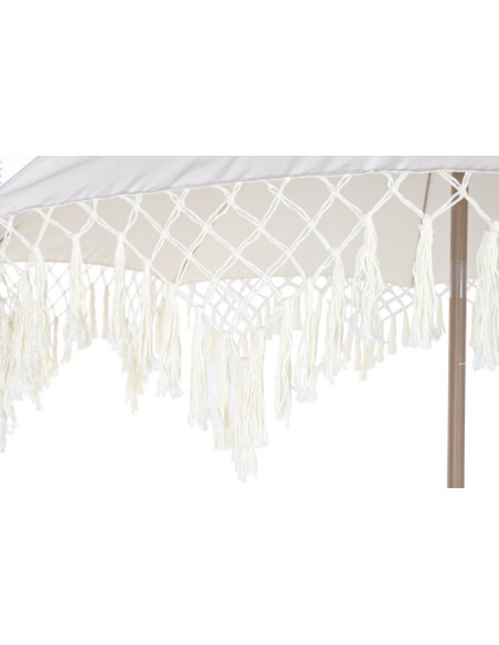 Parasol de Aluminio y Olefina con Flecos