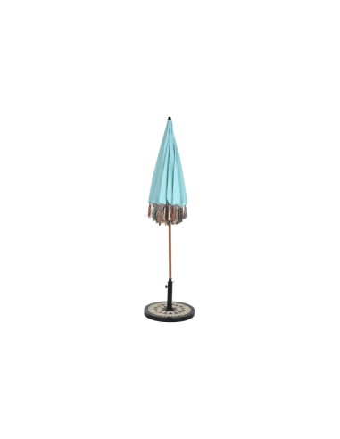 Base de Parasol de Gres y Inox con Detalles en...