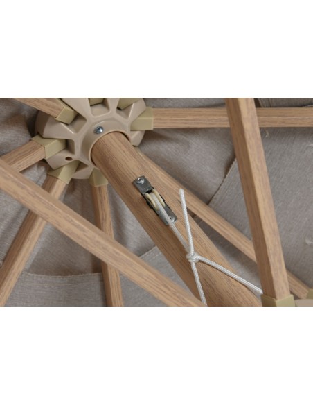 Parasol de Acero y Algodón inclinable