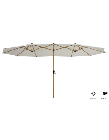 Parasol de Acero y Poliéster Doble