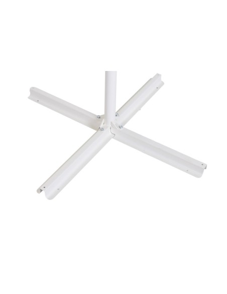 Parasol de Acero y Poliéster Blanco