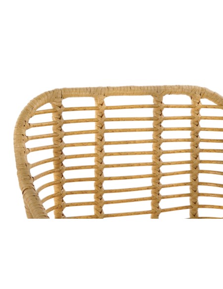 Silla de Ratán Sintético y Metal