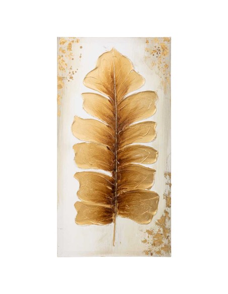 Cuadro en Lienzo de Hoja en Relieve