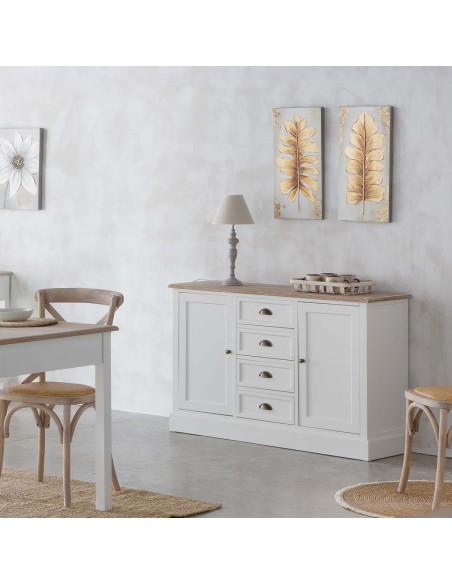 Cuadro en Lienzo de Hoja en Relieve