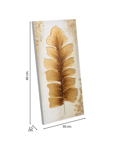 Cuadro en Lienzo de Hoja en Relieve