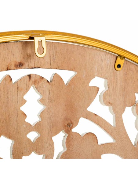 Panel Decorativo de Madera en Blanco