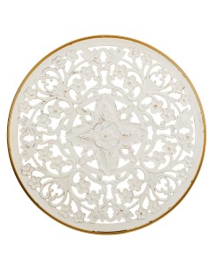 Panel Decorativo de Madera en Blanco