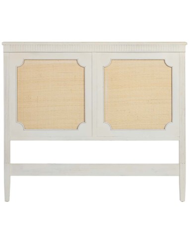 Cabecero de Cama de Madera con Rejilla