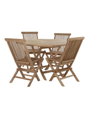 Mesa de Comedor Set 5 Teca