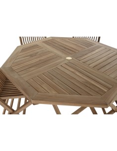 Mesa de Comedor Set 5 Teca 2