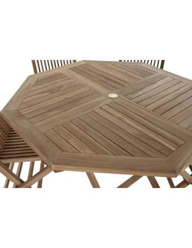 Mesa de Comedor Set 5 Teca