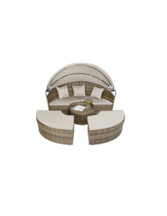 Cama Chill Out de Ratán Sintético y Acero