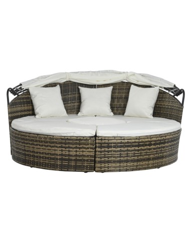 Cama Chill Out de Ratán Sintético y Acero