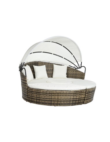 Cama Chill Out de Ratán Sintético y Acero