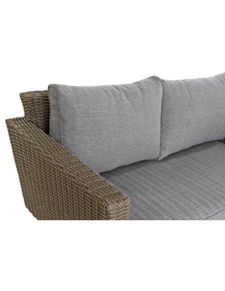 Sofá Set 4 de Ratán Sintético