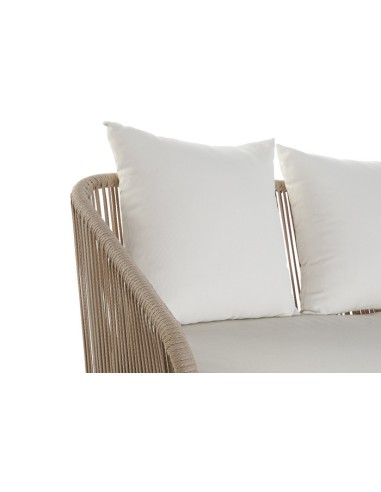 Sofá Set 4 de Aluminio en Blanco