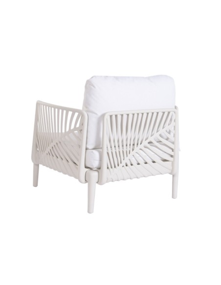 Sofá Set 4 de Poliéster en Hoja Crema