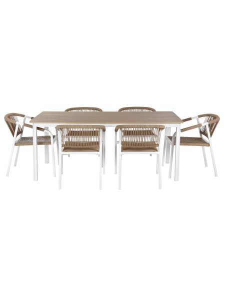 Mesa Set 7 de Aluminio y Resina