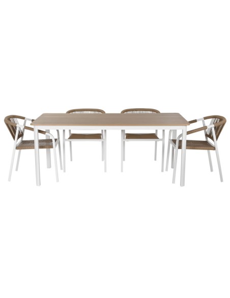 Mesa Set 7 de Aluminio y Resina